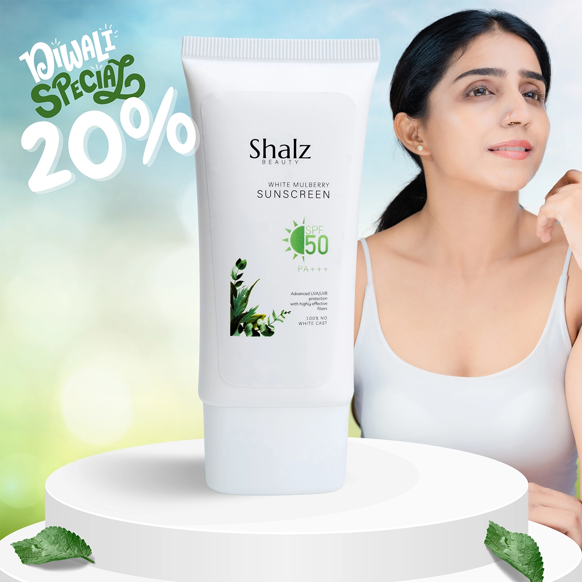 Shalz White Mulberry Sunscreen