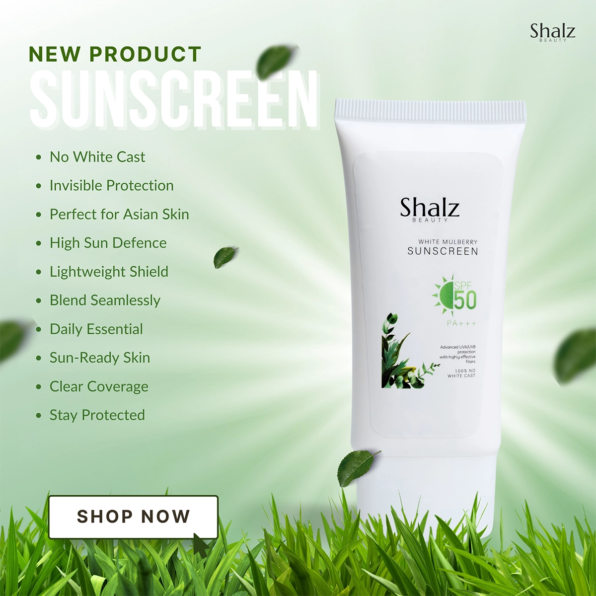 Shalz White Mulberry Sunscreen